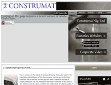 Tablet Screenshot of construmat.com.ng